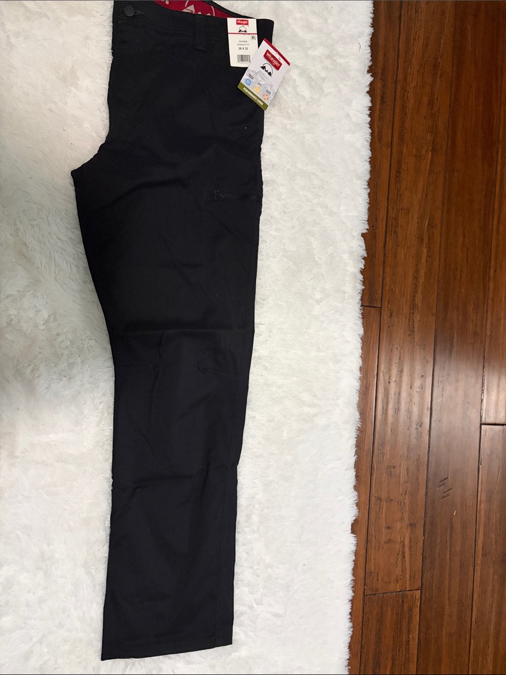 Wrangler Black Slim Straight Chinos